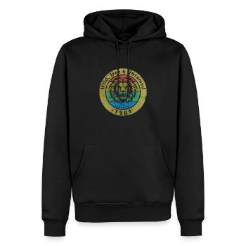 44. Birthday Wild, free & untamed since 02/1981 - Men’s Premium Organic Hoodie - black - Front - Nico (187cm)