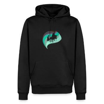 Instrument École de Musique Orchestre - Sweat à capuche Premium bio Homme - noir - Devant - Nico (187cm)