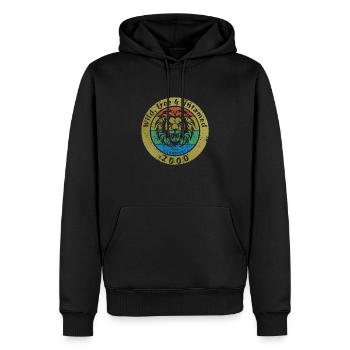 25. Geburtstag Wild, free & untamed since 02/2000 - Men’s Premium Organic Hoodie - black - Front - Nico (187cm)