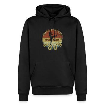 20. Geburtstag Alive and kickin since 03/2005 - Men’s Premium Organic Hoodie - black - Front - Nico (187cm)