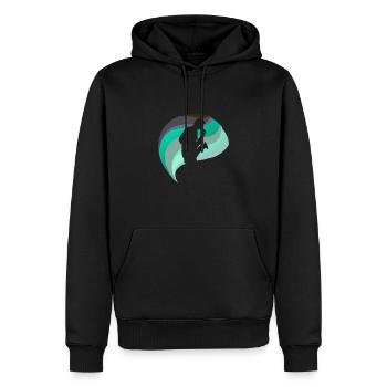 Saxophonist Orleans - Männer Premium Bio Hoodie - Schwarz - Vorne - Nico (187cm)