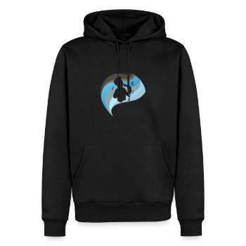 Karaoke Jazz - Männer Premium Bio Hoodie - Schwarz - Vorne - Nico (187cm)