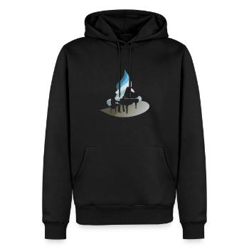 Klavier Tastatur Orchester - Männer Premium Bio Hoodie - Schwarz - Vorne - Nico (187cm)
