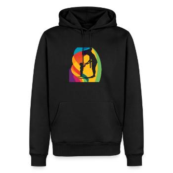 Nounou Baby-sitter Kids Story - Sweat à capuche Premium bio Homme - noir - Devant - Nico (187cm)