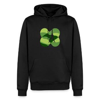 Combat à l’épée Escrime Maître d’escrime - Sweat à capuche Premium bio Homme - noir - Devant - Nico (187cm)