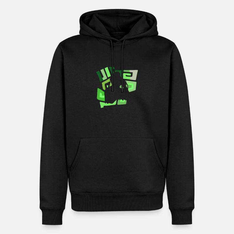 Chanter Chanter - Sweat à capuche Premium bio Homme - noir