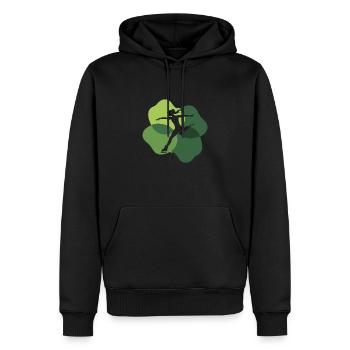 skating performance running - Men’s Premium Organic Hoodie - black - Front - Nico (187cm)