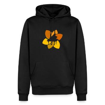 Klavier Sinfonie Tastatur - Männer Premium Bio Hoodie - Schwarz - Vorne - Nico (187cm)