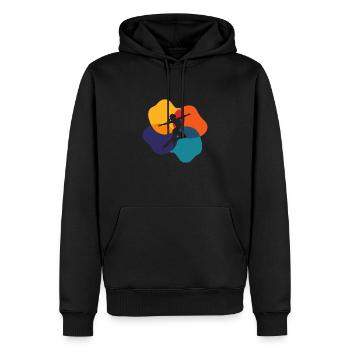 Eiskunstlauf Medaille - Männer Premium Bio Hoodie - Schwarz - Vorne - Nico (187cm)
