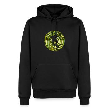 Longboard Boarder Skate - Männer Premium Bio Hoodie - Schwarz - Vorne - Nico (187cm)