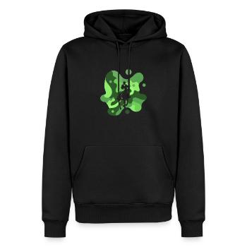 Dressage Dressage Cavalier Cheval de dressage - Sweat à capuche Premium bio Homme - noir - Devant - Nico (187cm)