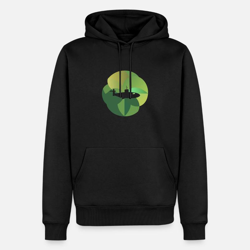 Sous-marin sous-marin - Sweat à capuche Premium bio Homme - noir