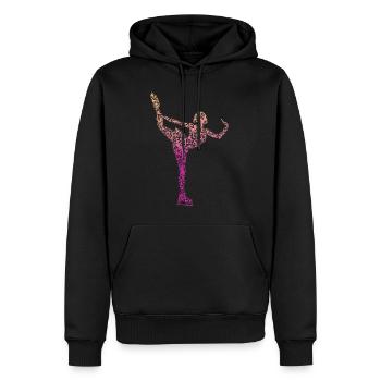 Eislaufen Geschenk Schlittschuhlaufen Eiskunstlauf - Männer Premium Bio Hoodie - Schwarz - Vorne - Nico (187cm)
