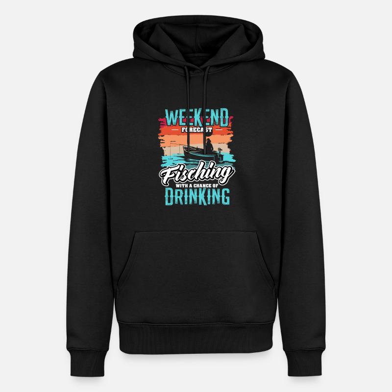 Pêcheur pêcheur Pêcheurs - Sweat à capuche Premium bio Homme - noir