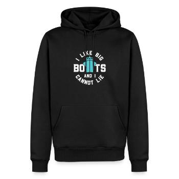Segler Segelschiff Segelboot - Männer Premium Bio Hoodie - Schwarz - Vorne - Nico (187cm)