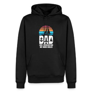 Segler Segelschiff Segelboot - Männer Premium Bio Hoodie - Schwarz - Vorne - Nico (187cm)