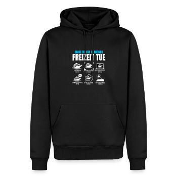 Kreuzfahrt Kreuzfahrturlaub Kreufahtfan - Männer Premium Bio Hoodie - Schwarz - Vorne - Nico (187cm)