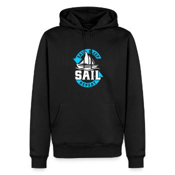 Segler Segelschiff Segelboot - Männer Premium Bio Hoodie - Schwarz - Vorne - Nico (187cm)