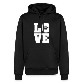 Kreuzfahrturlauber Kreuzfahrt Urlaub - Männer Premium Bio Hoodie - Schwarz - Vorne - Nico (187cm)