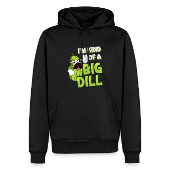 Lustiges Gurkenliebhaber Wortspiel I'm kind of a b - Männer Premium Bio Hoodie - Schwarz - Vorne - Nico (187cm)