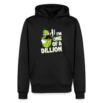 Lustiges Gurkenliebhaber Wortspiel - Männer Premium Bio Hoodie - Schwarz - Vorne - Nico (187cm)