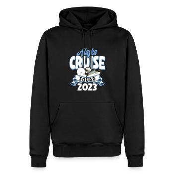 Kreufahrt Kreuzfahrtreisender Alaska Squad Cruise - Sweat à capuche Premium bio Homme - noir - Devant - Nico (187cm)