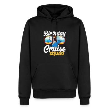 Cruise Cruise TravelersBirthday - Men’s Premium Organic Hoodie - black - Front - Nico (187cm)