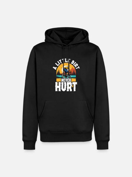 Saying mountain biker - Men’s Premium Organic Hoodie - black