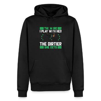 Motocross Funny Saying Dentist Bill Dirtbike - Männer Premium Bio Hoodie - Schwarz - Vorne - Nico (187cm)