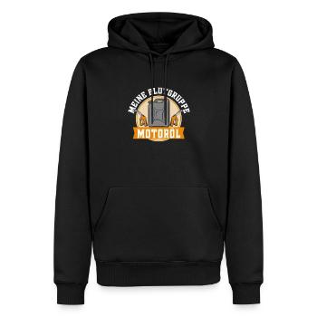 Auto Mechaniker Kfz Mechatroniker Schrauber - Männer Premium Bio Hoodie - Schwarz - Vorne - Nico (187cm)