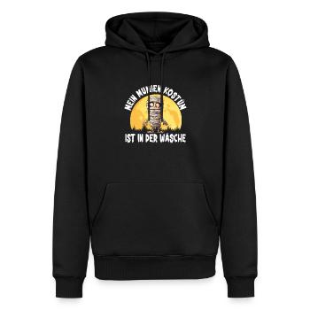 Mein Mumien Kostüm ist in der Wäsche Lustiges - Männer Premium Bio Hoodie - Schwarz - Vorne - Nico (187cm)