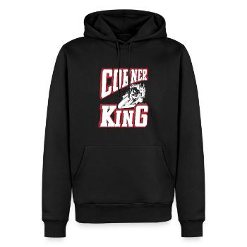 Curves King Biker Design Motorcyclist Motorcycle - Männer Premium Bio Hoodie - Schwarz - Vorne - Nico (187cm)