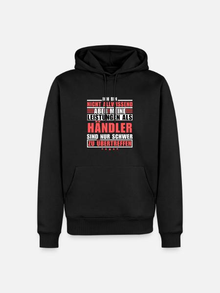Unübertroffene Leistung als Händler - Männer Premium Bio Hoodie - Schwarz