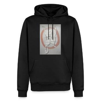 PLASTIC, 2020 von massimiliano sbrescia - Männer Premium Bio Hoodie - Schwarz - Vorne - Nico (187cm)