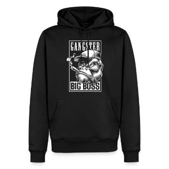 Force nature sauvage - Sweat à capuche Premium bio Homme - noir - Devant - Nico (187cm)