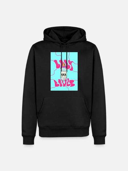 BABYFLASCHE - Männer Premium Bio Hoodie - Schwarz