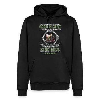 Sternzeichen Februar Aberglaube Sternbilder - Männer Premium Bio Hoodie - Schwarz - Vorne - Nico (187cm)
