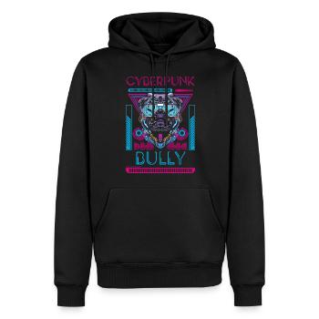 Cyborg Android Néon - Sweat à capuche Premium bio Homme - noir - Devant - Nico (187cm)