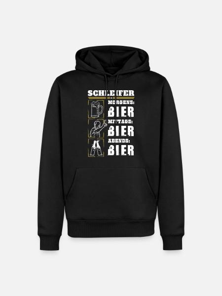 Mon quotidien de grinder - Sweat à capuche Premium bio Homme - noir