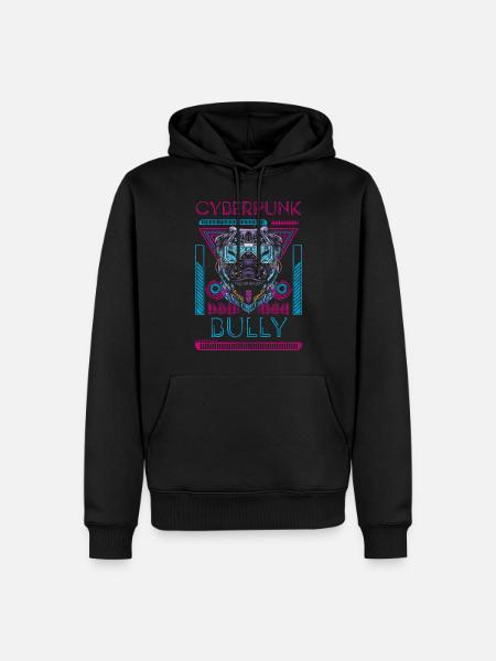 Cyberpunk Robot Futuristic - Men’s Premium Organic Hoodie - black
