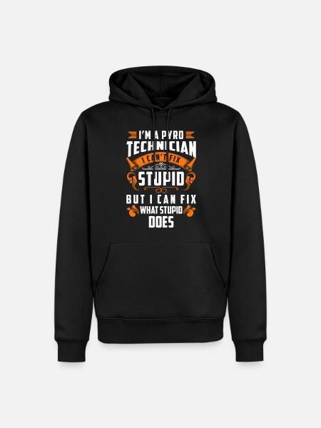 Pyro New Year Banger Stadium - Men’s Premium Organic Hoodie - black
