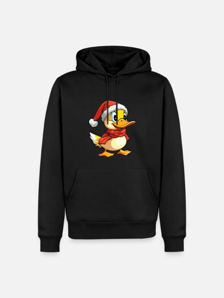 Christmas Ducks - Men’s Premium Organic Hoodie - black