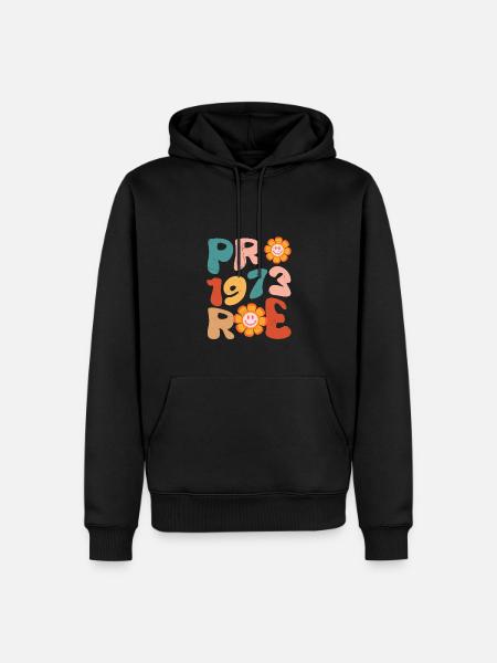 Pro 1973 Roe - Men’s Premium Organic Hoodie - black