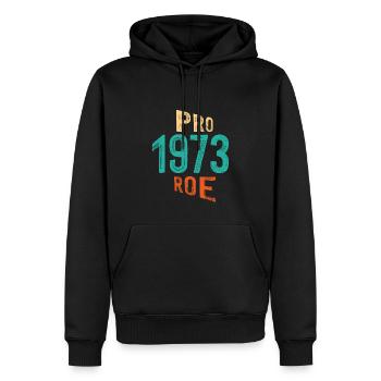 Pro 1973 Rogen - Männer Premium Bio Hoodie - Schwarz - Vorne - Nico (187cm)