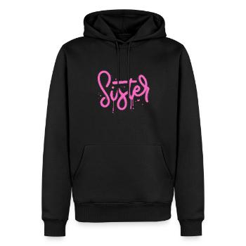 Sis - Men’s Premium Organic Hoodie - black - Front - Nico (187cm)