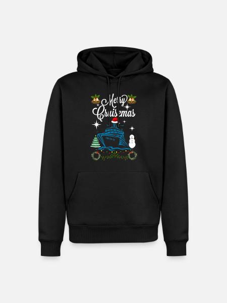 Weihnachten Weihnachten Weihnachten Weihnachten - Männer Premium Bio Hoodie - Schwarz