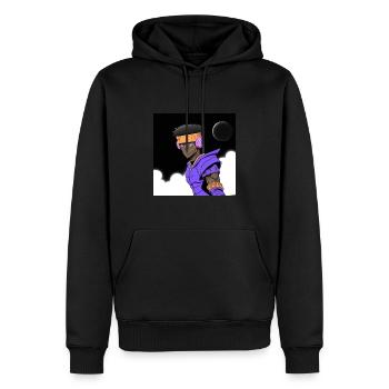 DK Metcalf Z - Männer Premium Bio Hoodie - Schwarz - Vorne - Nico (187cm)