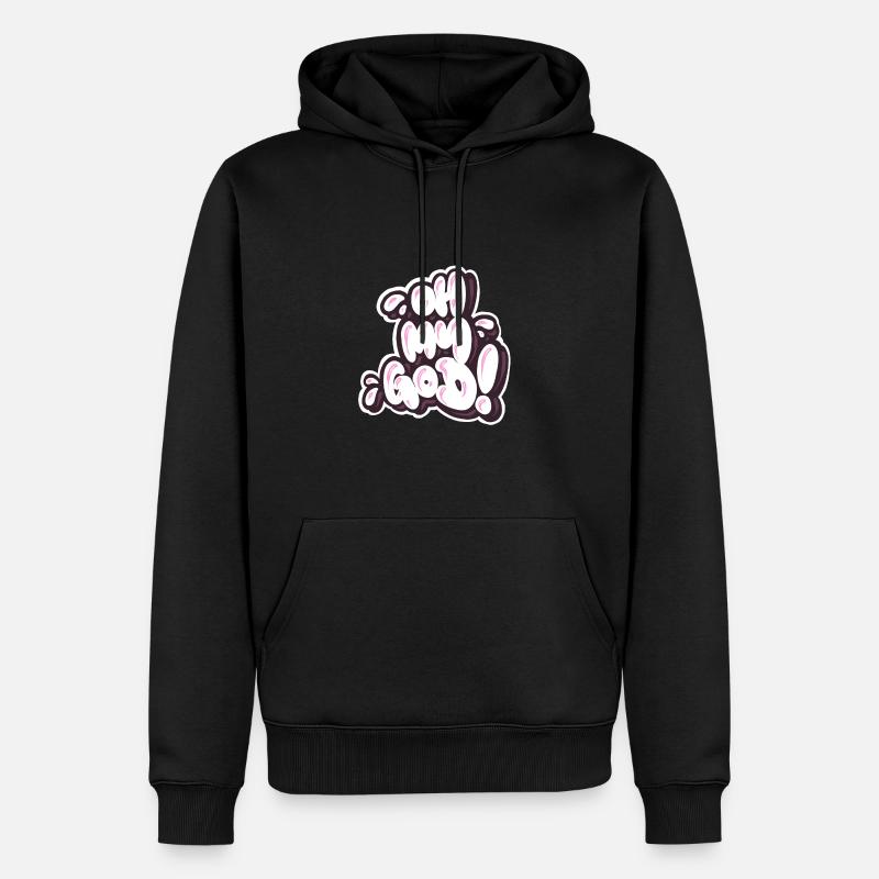 Oh mon dieu - Sweat à capuche Premium bio Homme - noir