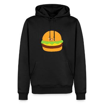Nourriture Kawaii Kawaii Chibi KawaiiSticker drôle - Sweat à capuche Premium bio Homme - noir - Devant - Nico (187cm)