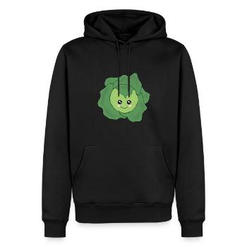 Salat Gemüse Kostüm Fasching Karneval Partnershirt - Männer Premium Bio Hoodie - Schwarz - Vorne - Nico (187cm)